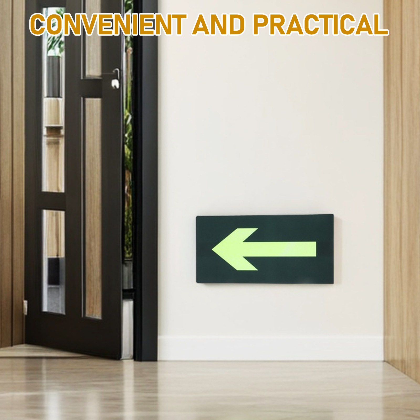 8Pcs Luminous Emergency Fire E - Emergency Exit Sign บทวิจารณ์และราคา