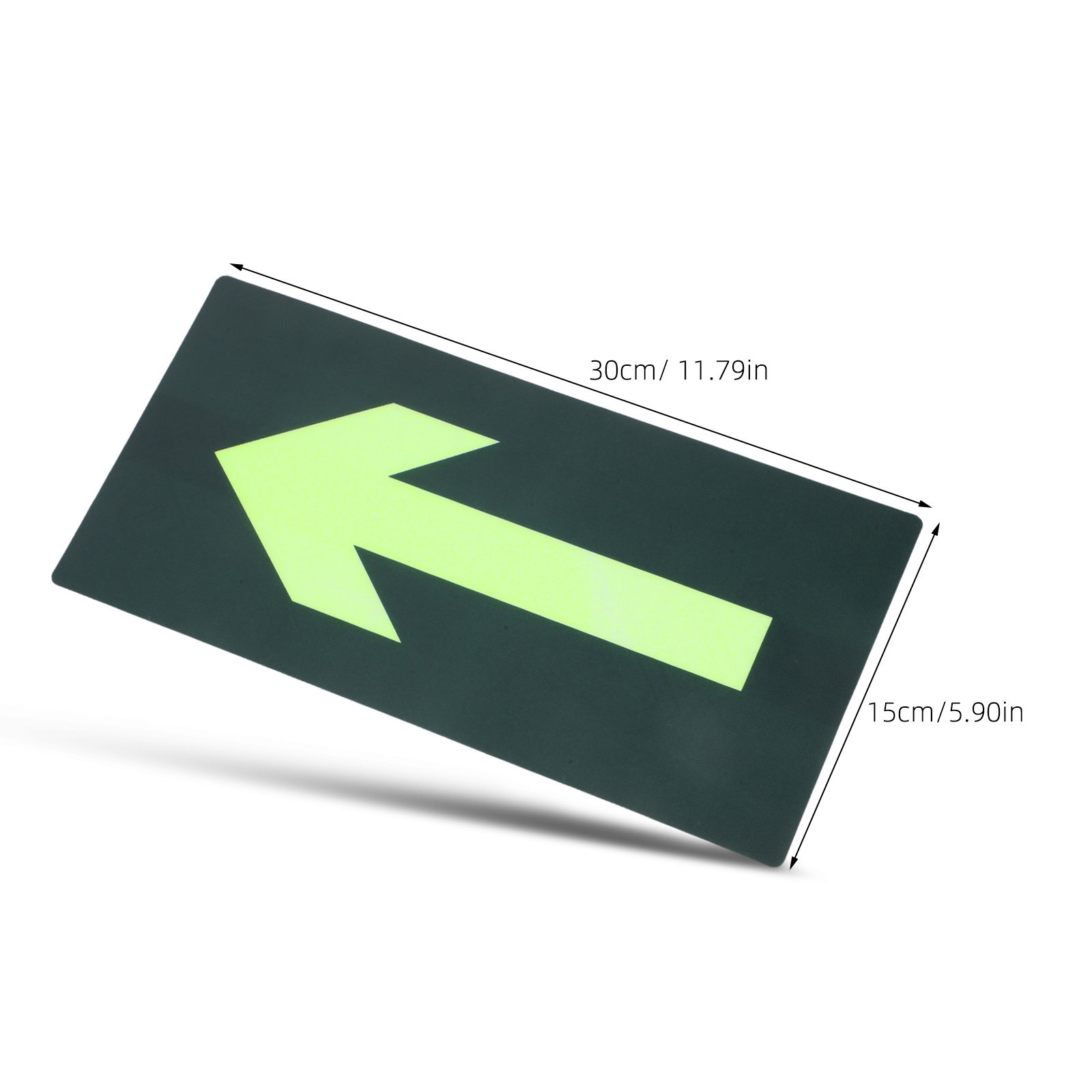 8Pcs Luminous Emergency Fire E - Emergency Exit Sign บทวิจารณ์และราคา