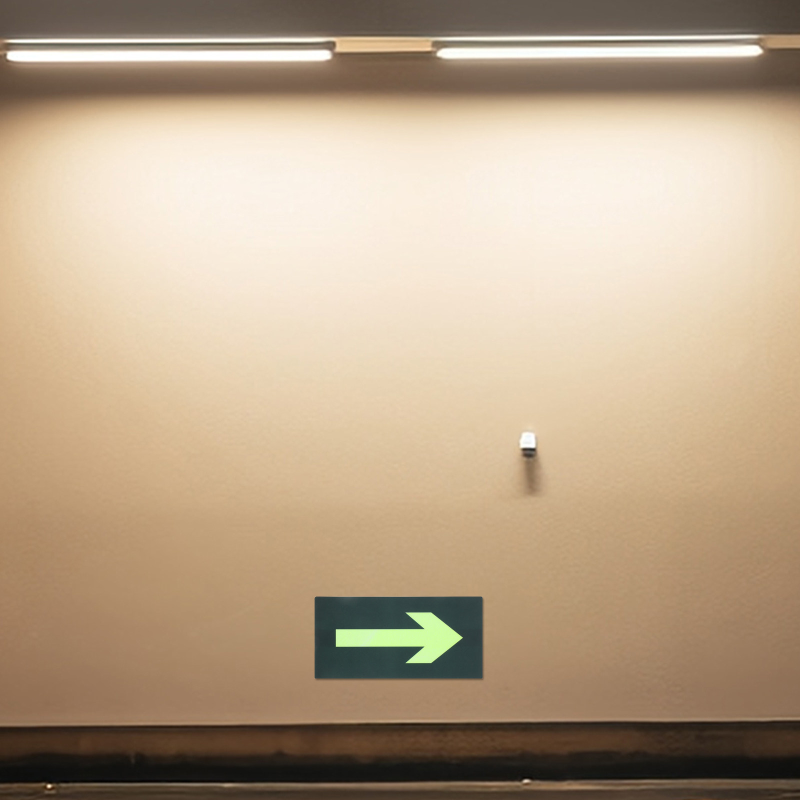 8Pcs Fire Evacuation Arrow Sti - Emergency Exit Sign บทวิจารณ์และราคา