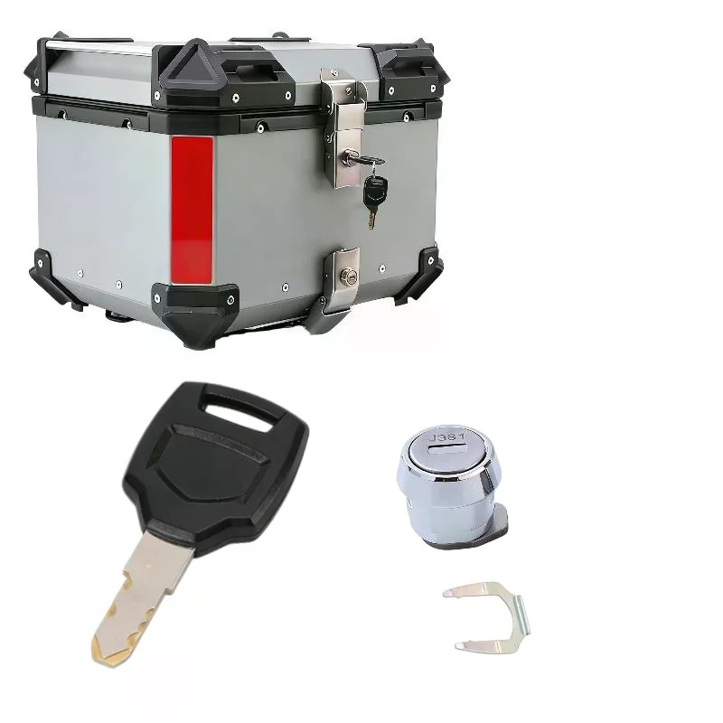 Heavy Duty Motorcycle Top Box  - Lockbox Key Secure บทวิจารณ์และราคา