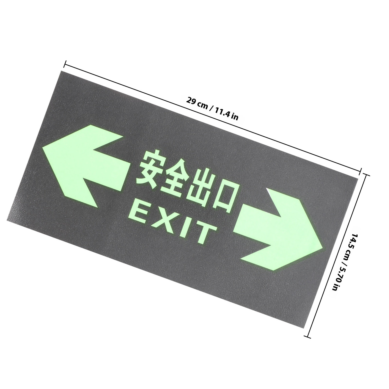 10Pcs Luminous Safety Exit Sig - Emergency Exit Sign บทวิจารณ์และราคา