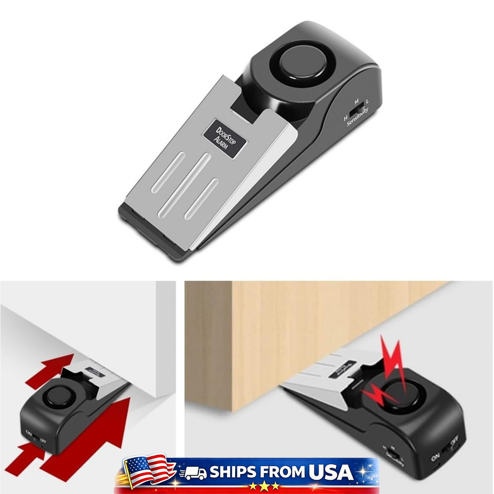 Door Stop Alarm with 120dB Sec - Door Stop Alarm บทวิจารณ์และราคา
