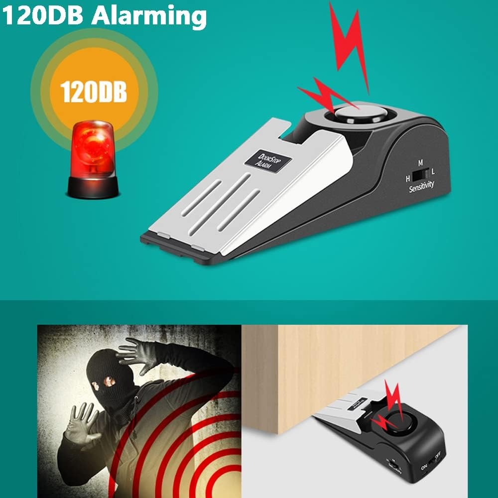 Door Stop Alarm with 120dB Sec - Door Stop Alarm บทวิจารณ์และราคา