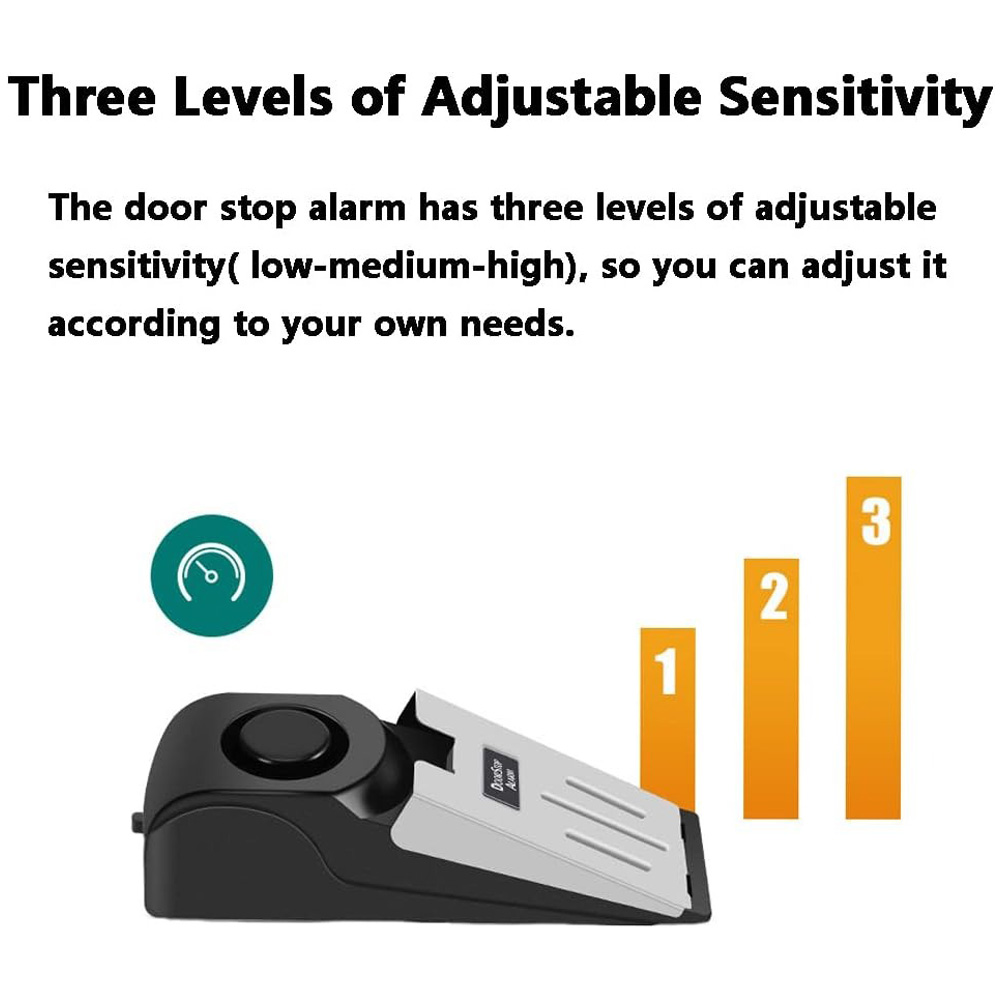 Door Stop Alarm with 120dB Sec - Door Stop Alarm บทวิจารณ์และราคา