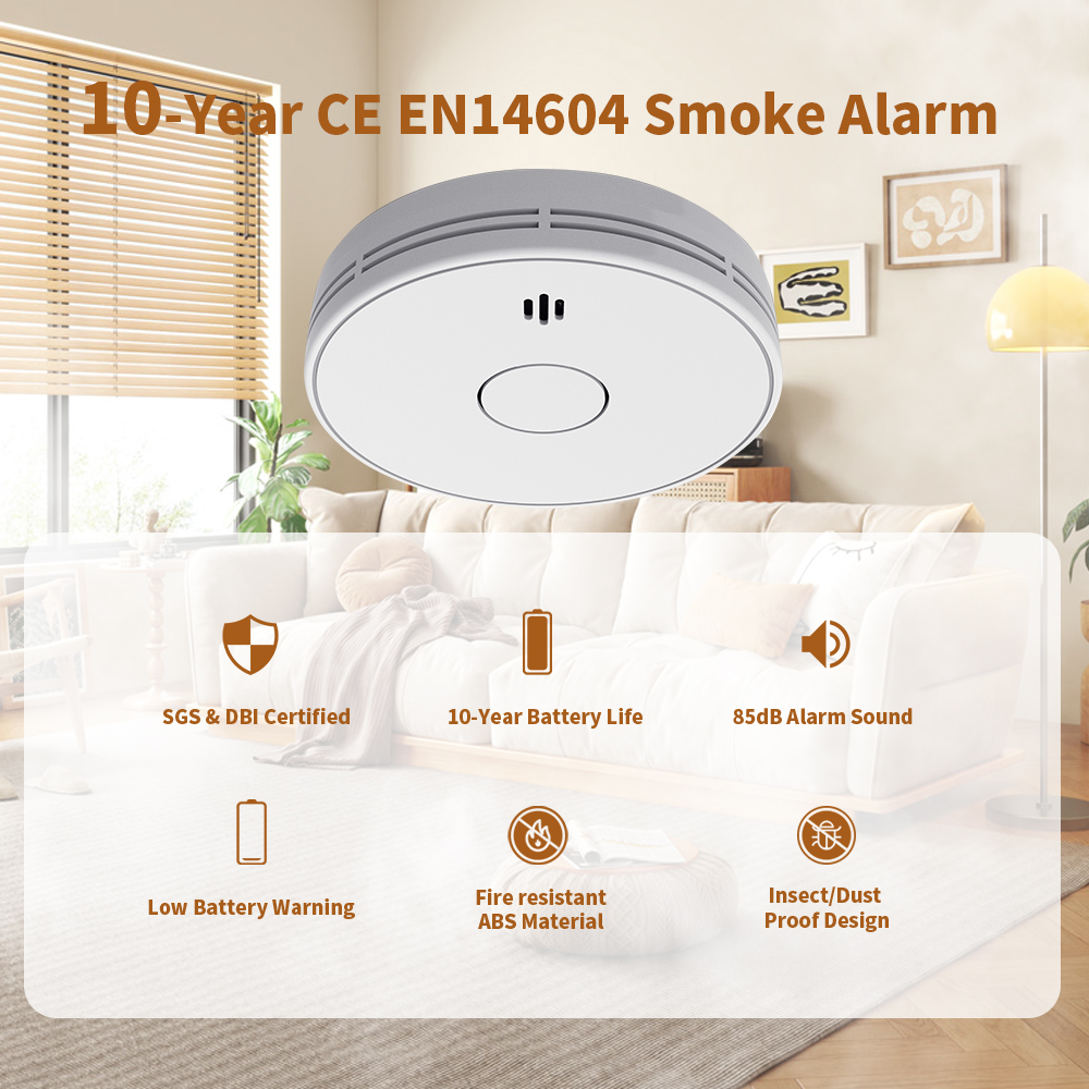 V-Come Standalone Smoke Alarms - Smoke Detector Interconnected บทวิจารณ์และราคา