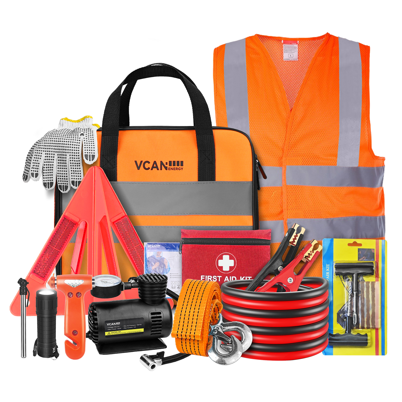 Emergency Safety Kit Bag with  - First Aid Bag Kit บทวิจารณ์และราคา
