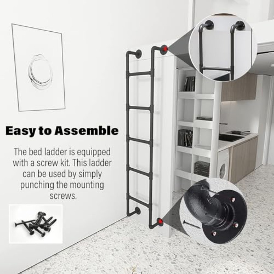 Wall Mounted Metal Step Ladder - Fire Escape Ladder บทวิจารณ์และราคา