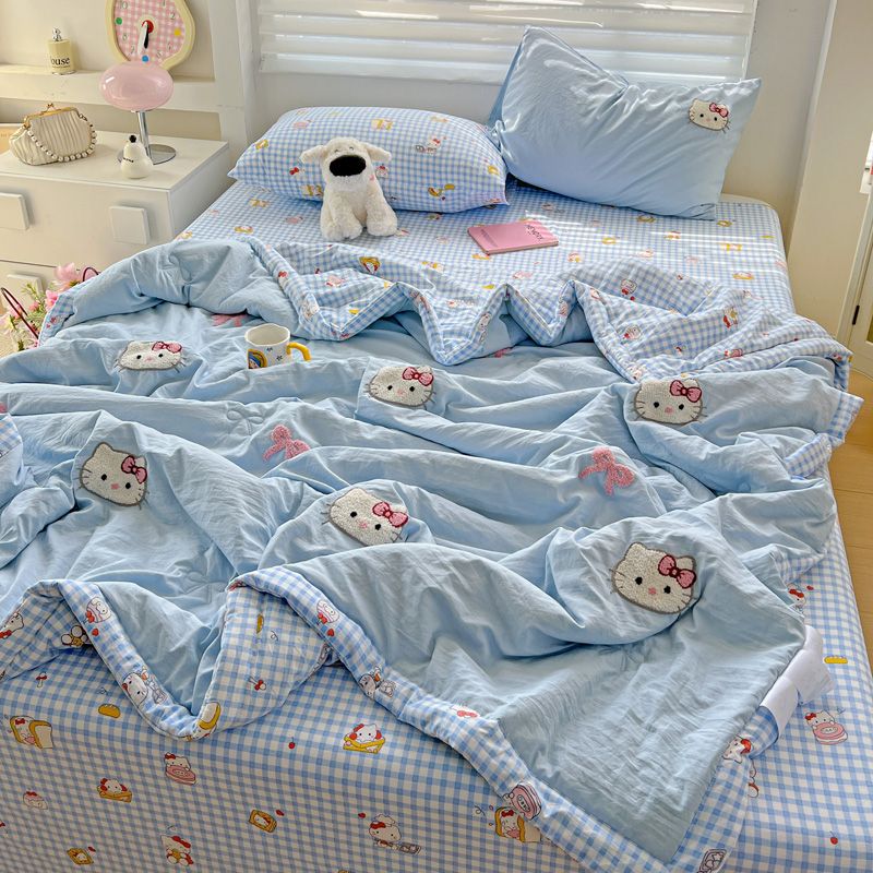 Cartoon Hello Kitty Children's - Fire Blanket Kitchen บทวิจารณ์และราคา