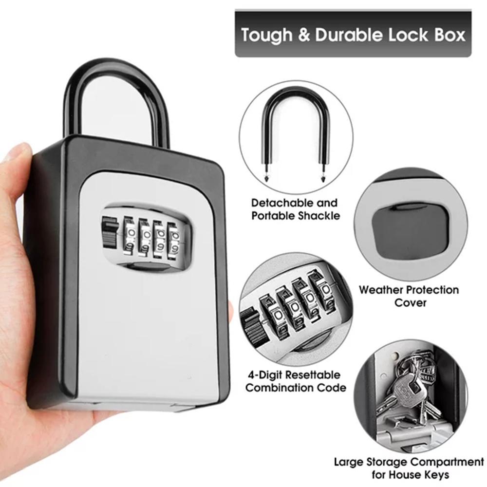 Wall-Mounted Key Storage Box P - Lockbox Key Secure บทวิจารณ์และราคา