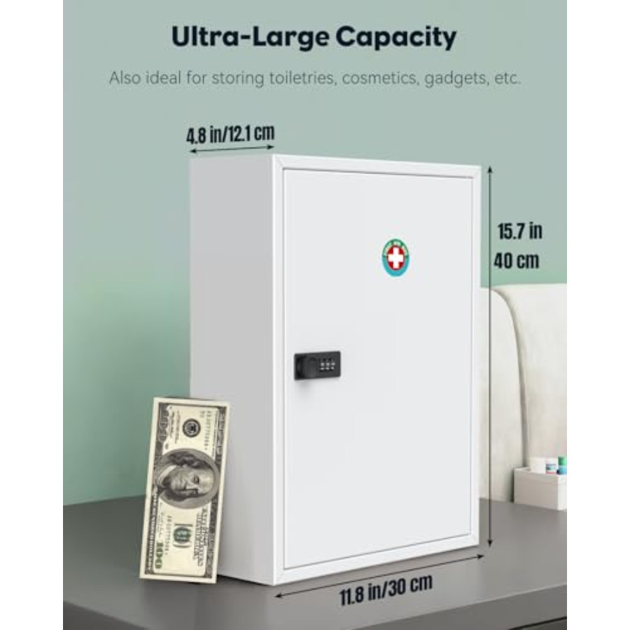 Wall Mount Medicine Cabinet wi - Medicine Cabinet Lock บทวิจารณ์และราคา