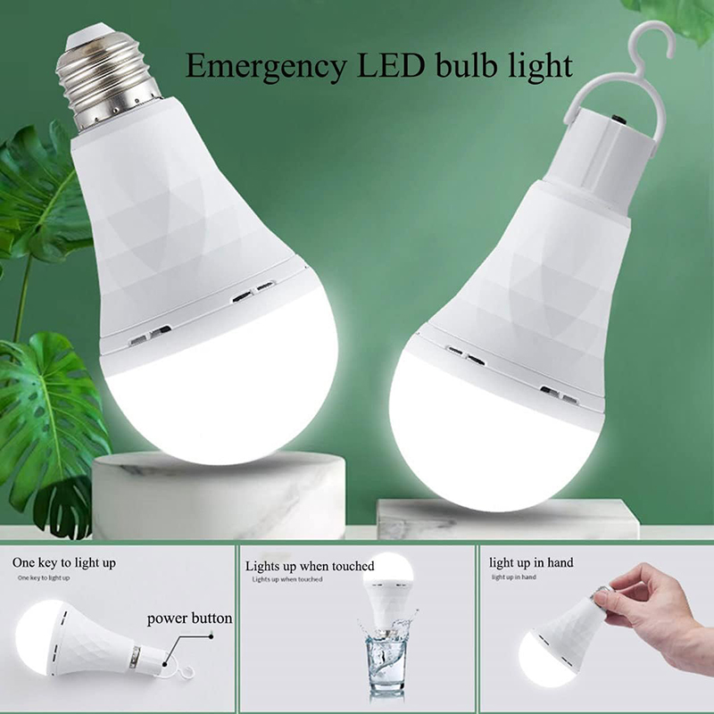 Emergency LED Light Bulb E27 w - Power Outage Light บทวิจารณ์และราคา