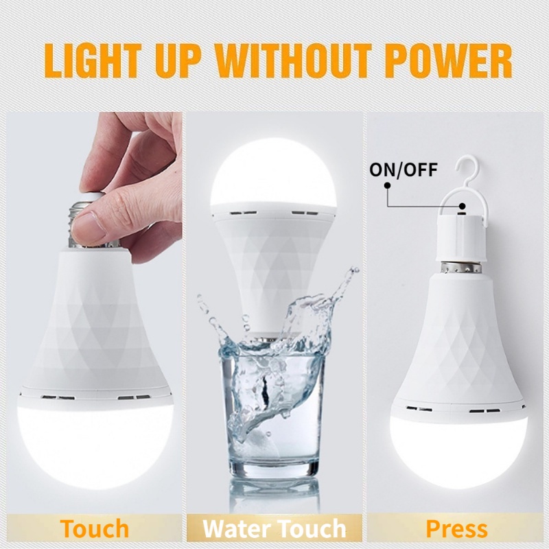 Emergency LED Light Bulb E27 w - Power Outage Light บทวิจารณ์และราคา