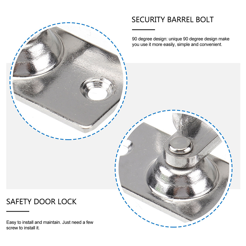 2Sets Stainless Steel Door Lat - Security Chain Door บทวิจารณ์และราคา