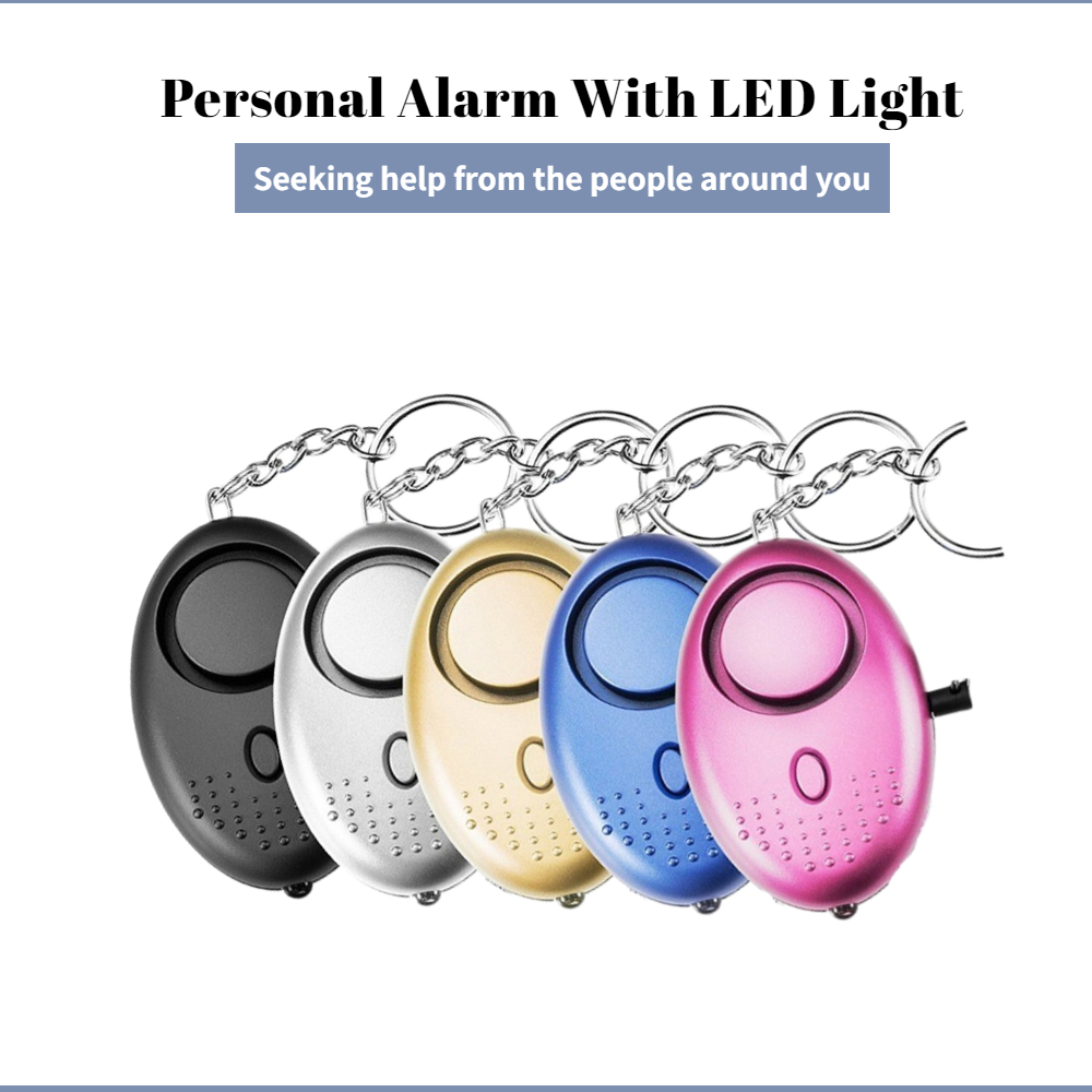 130dB Self Defense Alarm Anti- - Personal Alarm Keychain บทวิจารณ์และราคา