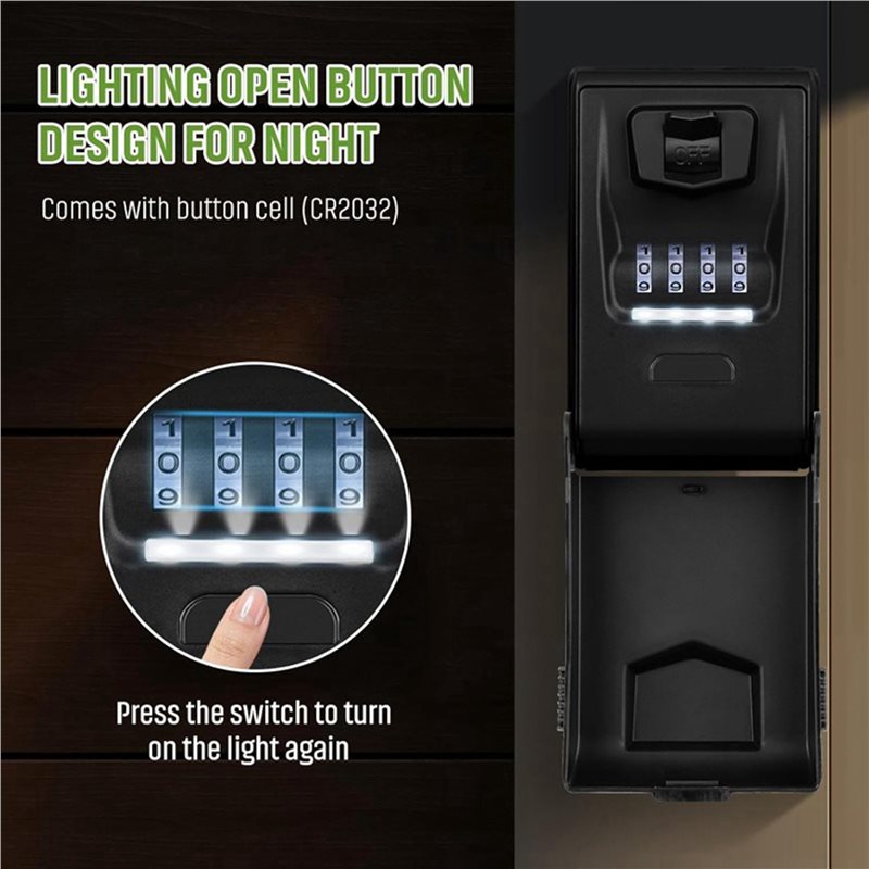 B50B-2X Password Key Box Wall  - Lockbox Key Secure บทวิจารณ์และราคา
