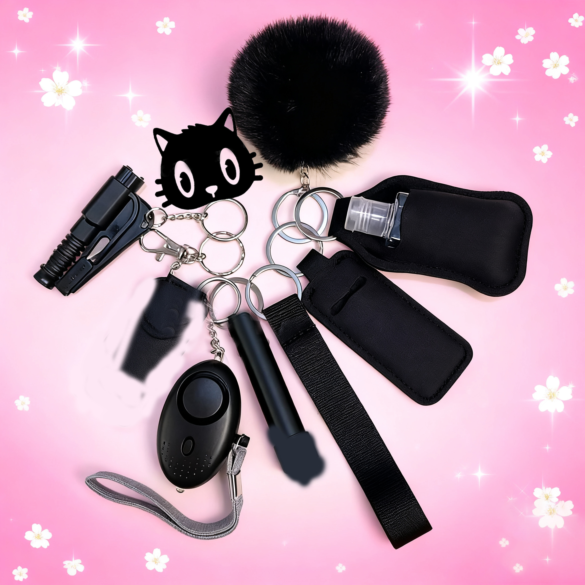 10Pcs Girl Security Self Defen - Personal Alarm Keychain บทวิจารณ์และราคา