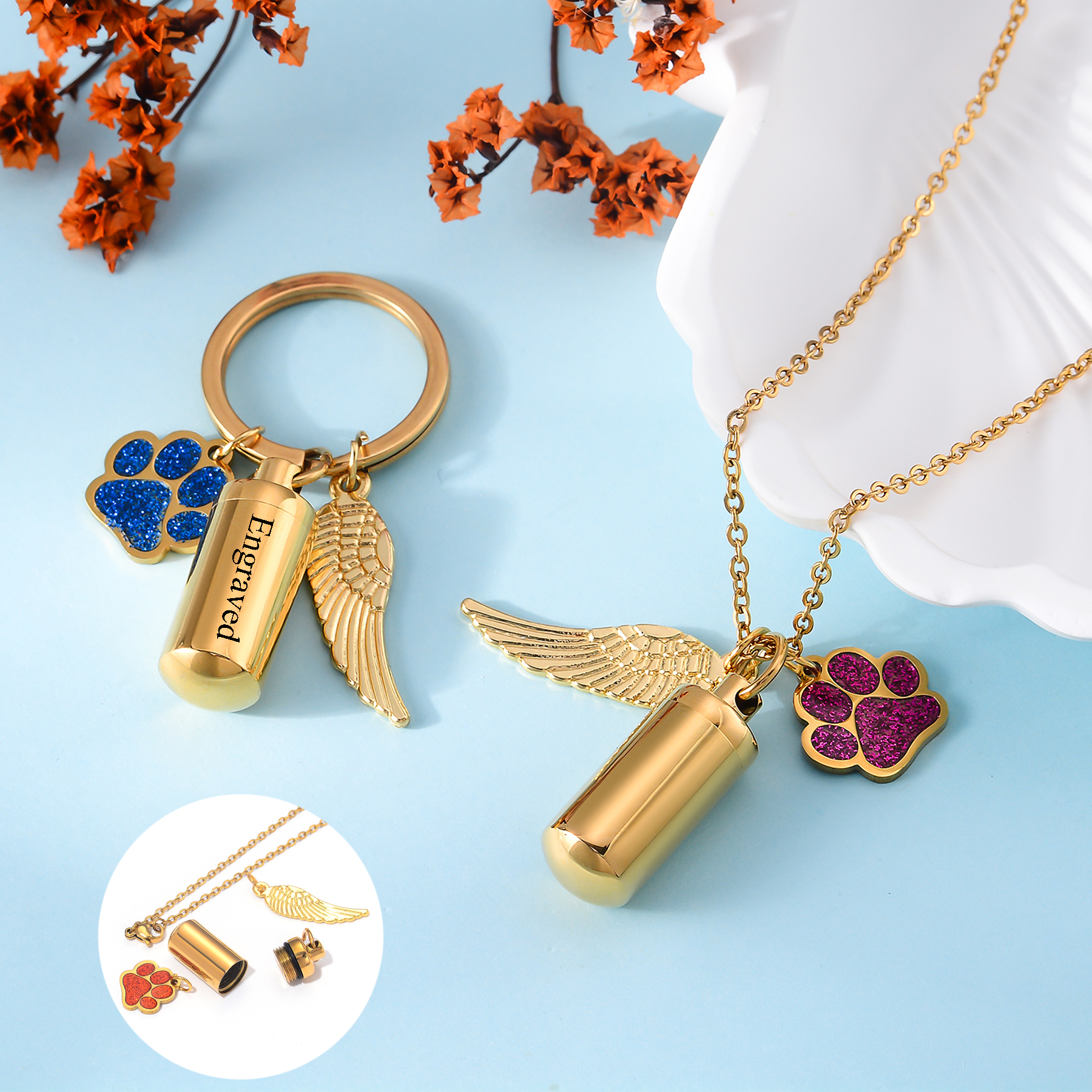 Personalized  Stainless Steel  - Personal Alarm Keychain บทวิจารณ์และราคา