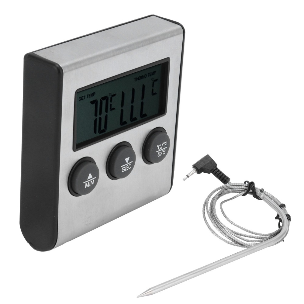 Silver Digital BBQ Meat Thermo - Pool Alarm Float บทวิจารณ์และราคา