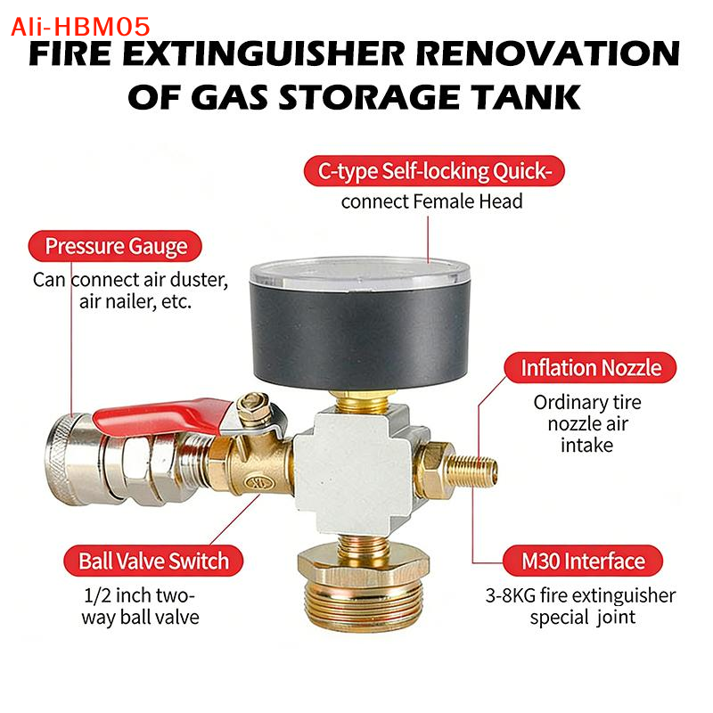 (HB05)Small Air Tank Pressure  - Fire Extinguisher Small บทวิจารณ์และราคา
