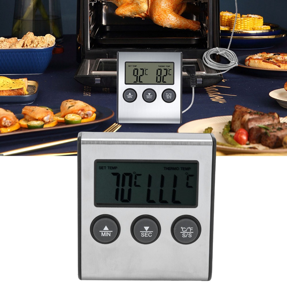 Silver Digital BBQ Meat Thermo - Pool Alarm Float บทวิจารณ์และราคา