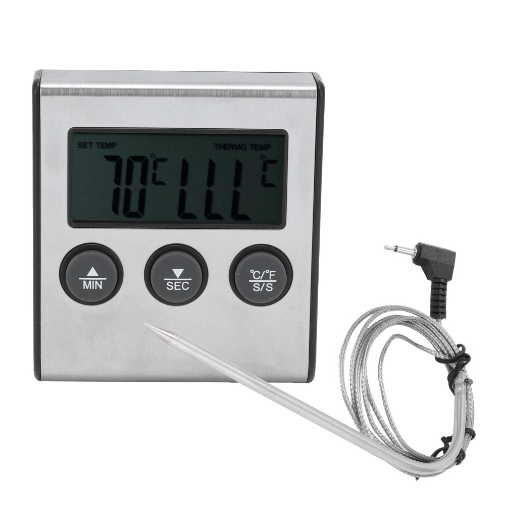 Silver Digital BBQ Meat Thermo - Pool Alarm Float บทวิจารณ์และราคา