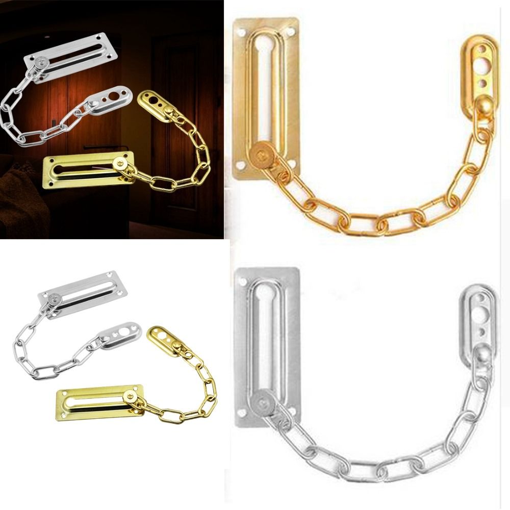Polished Latch Door Lock Safet - Security Chain Door บทวิจารณ์และราคา