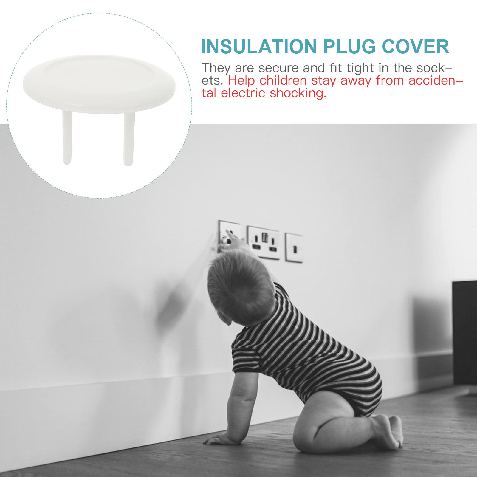 50Pcs Kids Outlet Socket Cover - Outlet Cover Baby บทวิจารณ์และราคา