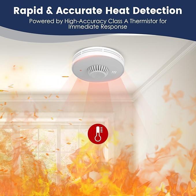 Wireless Interlinked Smoke and - Smoke Detector Interconnected บทวิจารณ์และราคา