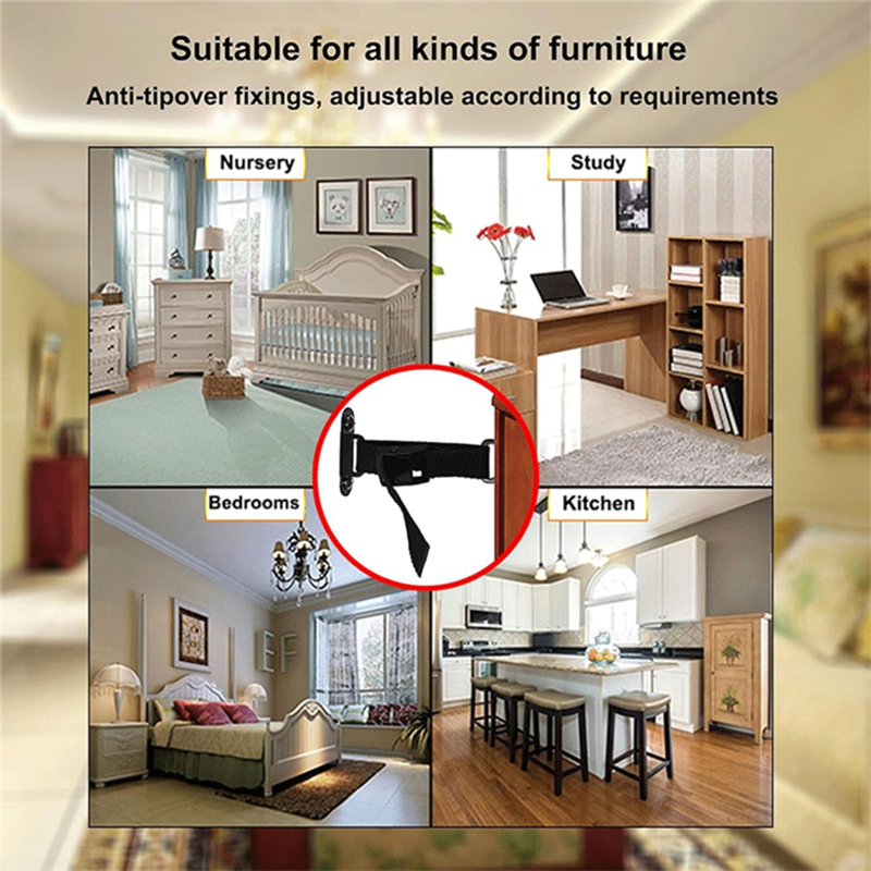 A93Z Furniture Anchors, Adjust - Earthquake Anchor Strap บทวิจารณ์และราคา